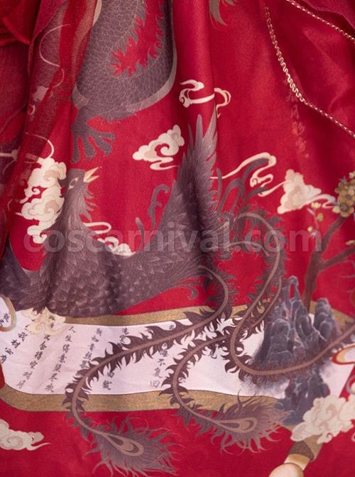 Mountain-River-Roll-Series-Chinese-Style-Summer-Artistic-Conception-Print-Lace-Bowknot-Decorative-Red-Classic-Lolita-Dress-coscarnival-2529