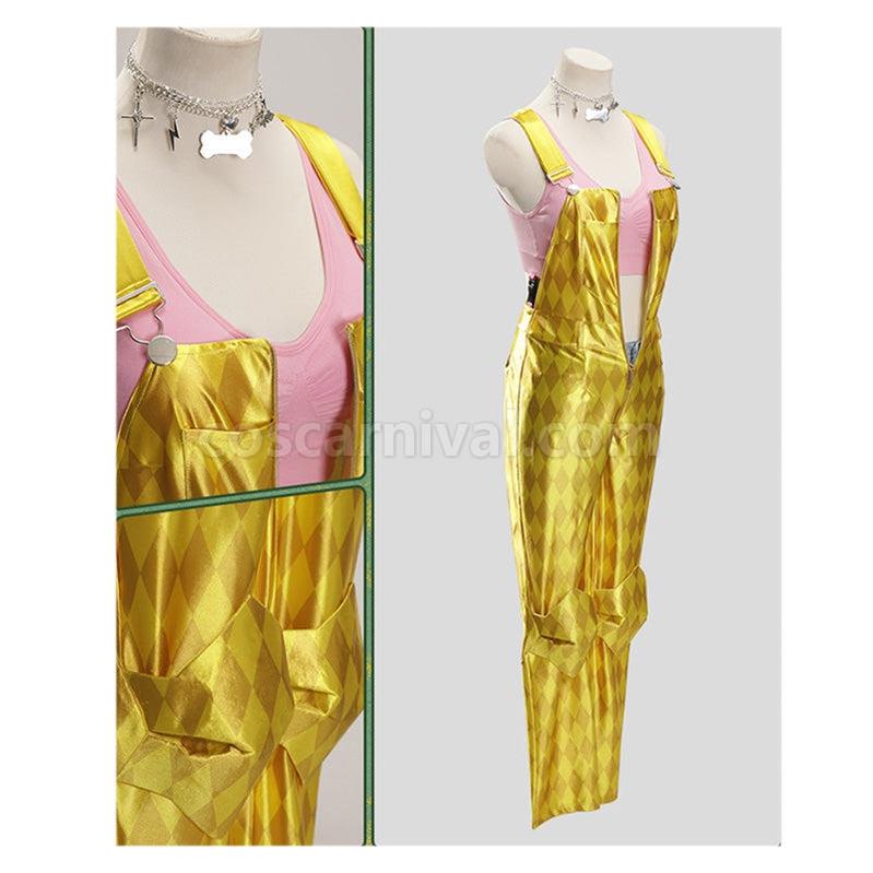 Movie Birds of Prey Harley Quinn Overalls Outfits Cosplay Costume coscarnival011115042