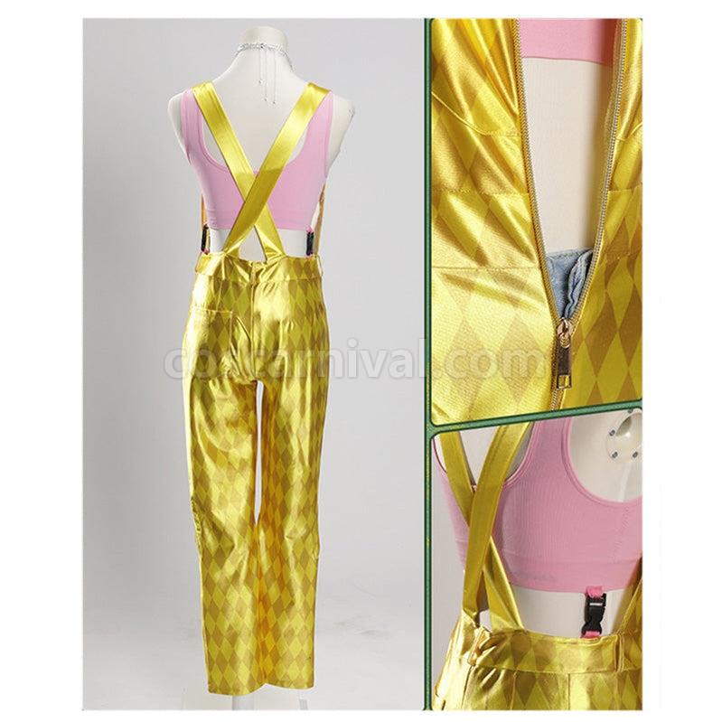 Movie Birds of Prey Harley Quinn Overalls Outfits Cosplay Costume coscarnival011115051