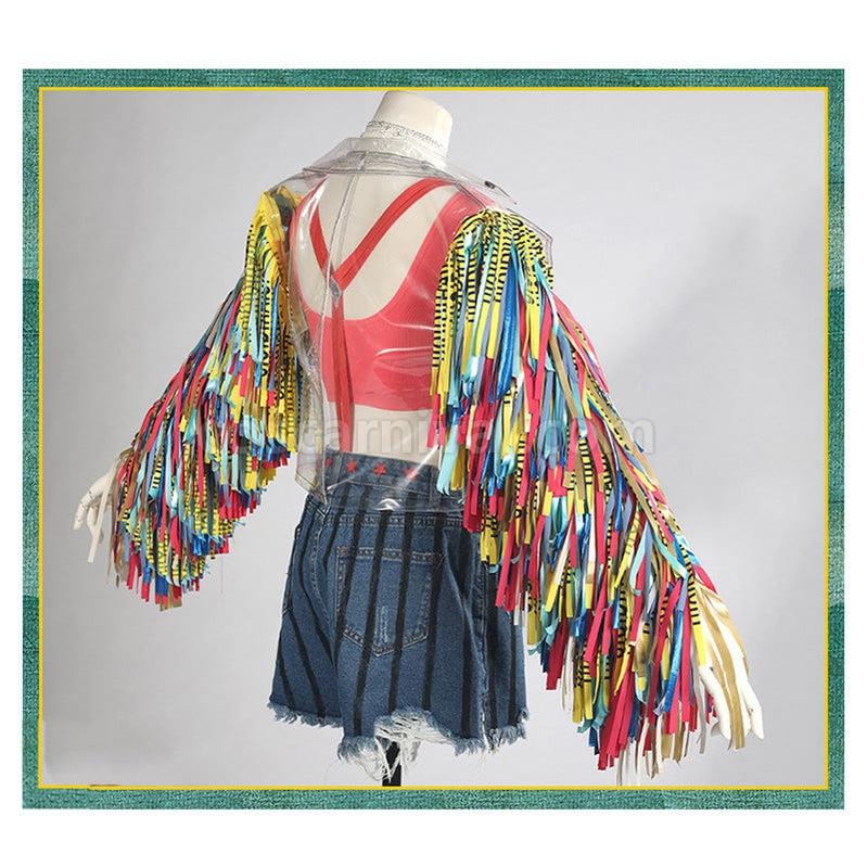 Movie Birds of Prey Harley Quinn Ribbon Outfits Cosplay Costume coscarnival011115018