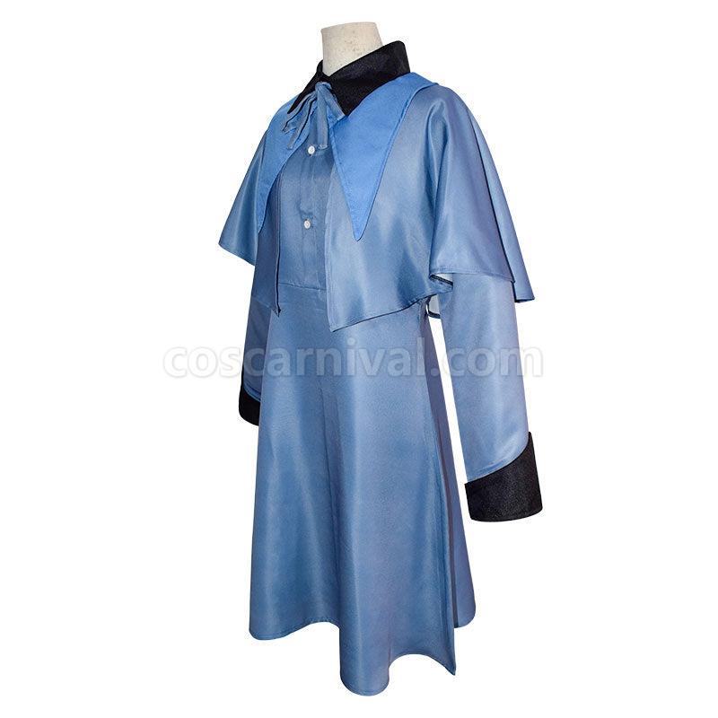 Movie Harry Potter Beauxbatons Uniform Cosplay Costume coscarnival01118468