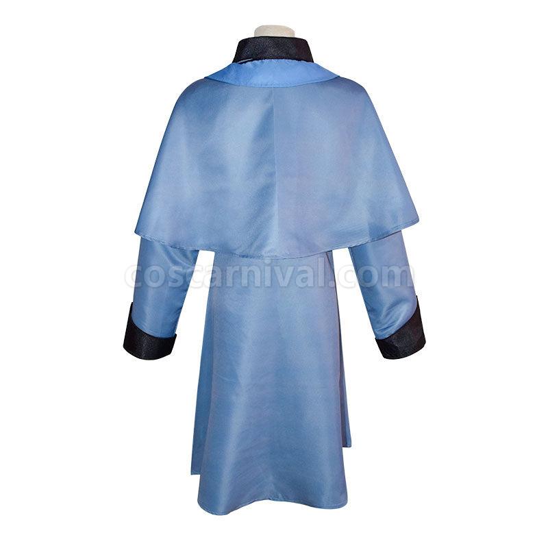 Movie Harry Potter Beauxbatons Uniform Cosplay Costume coscarnival01118478