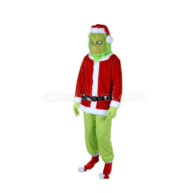 Movie How the Grinch Stole Christmas Grinch Cosplay Costume coscarnival011114290
