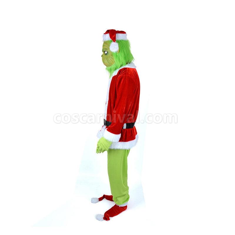 Movie How the Grinch Stole Christmas Grinch Cosplay Costume coscarnival011114295