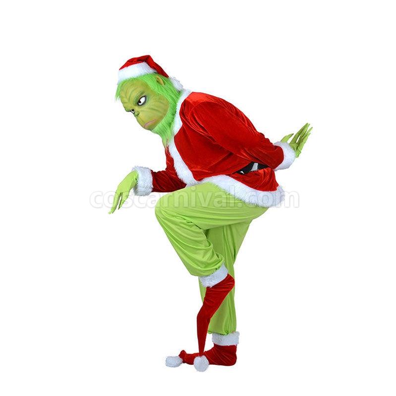 Movie How the Grinch Stole Christmas Grinch Cosplay Costume coscarnival011114300
