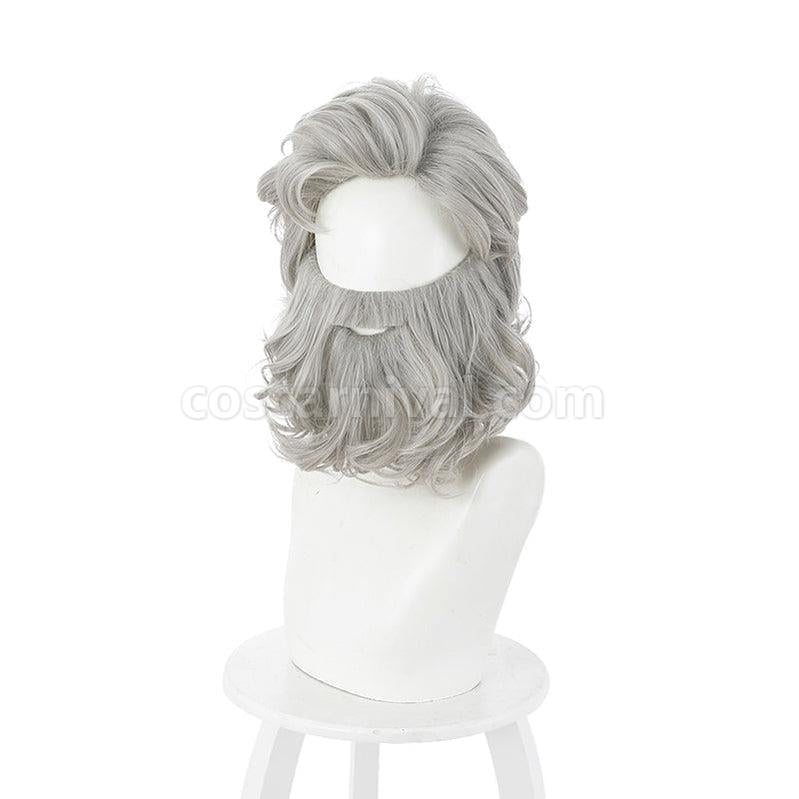 Movie The Christmas Chronicles 2 Santa Claus Silver Cosplay Beard and Wigs coscarnival011113271