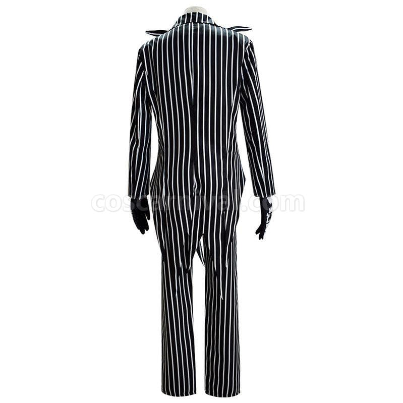 Movie The Nightmare Before Christmas Jack Skellington Cosplay Costume coscarnival011114375
