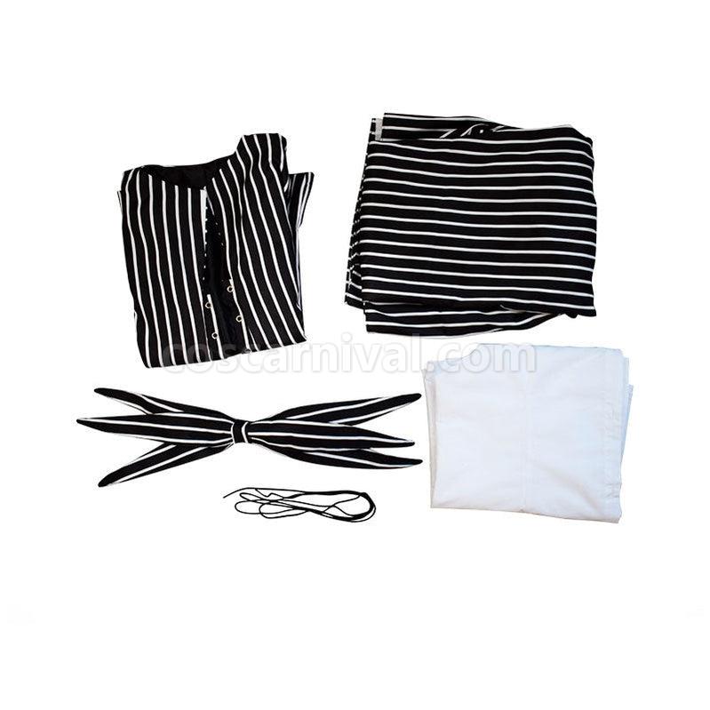 Movie The Nightmare Before Christmas Jack Skellington Cosplay Costume coscarnival011114434