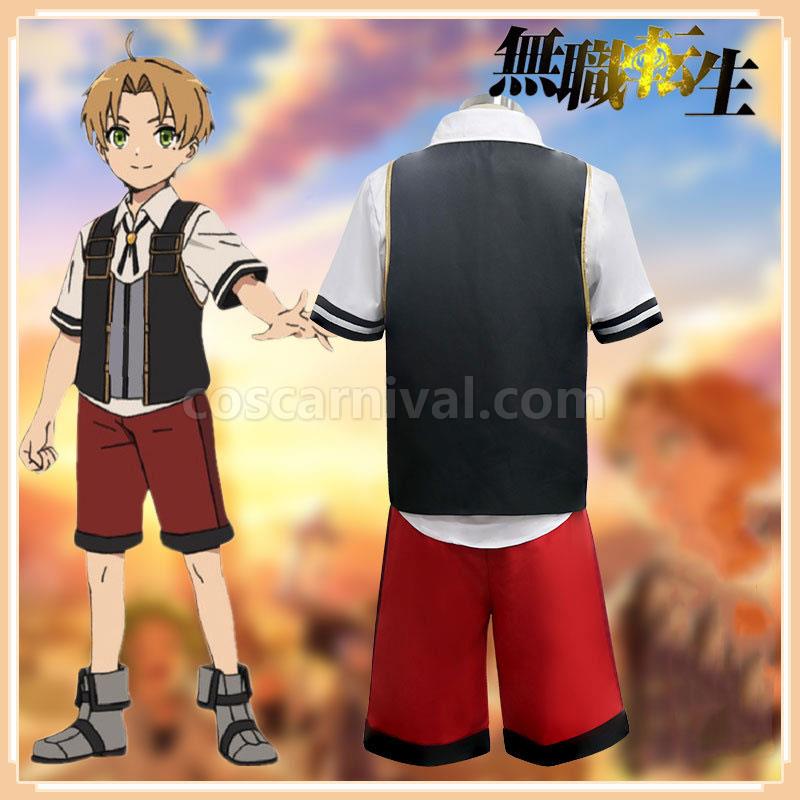 Mushoku Tensei Rudeus Greyrat Fullset Cosplay Costumes coscarnival01119524