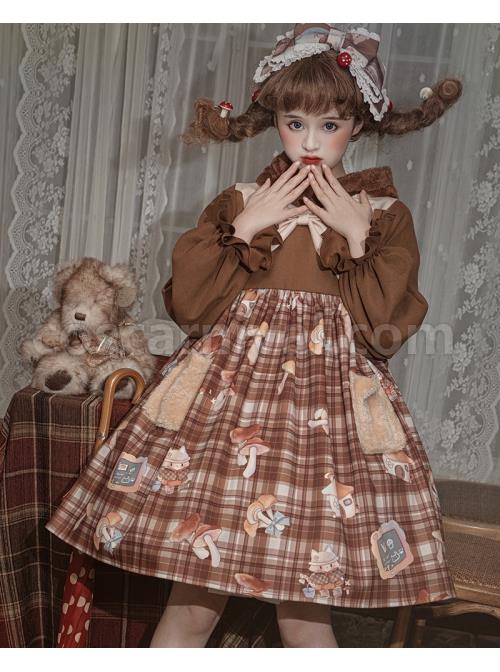 Mushroom-Raccoon-Series-OP-Cute-Printing-Plush-Pockets-Brown-Hooded-Sweet-Lolita-Long-Sleeve-Dress-coscarnival-3184.jpg