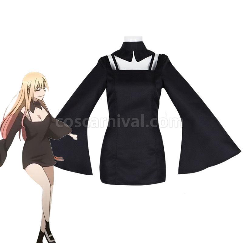 My Dress Up Darling Marin Kitagawa Black Dress Cosplay Costume coscarnival01116666