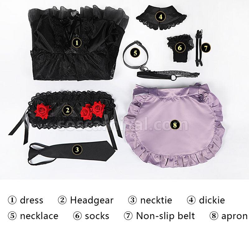 My Dress Up Darling Marin Kitagawa Maid Cosplay Costume coscarnival01117397