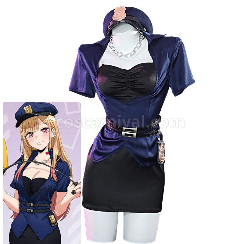 My Dress Up Darling Marin Kitagawa Police Dress Cosplay Costumes coscarnival01116387
