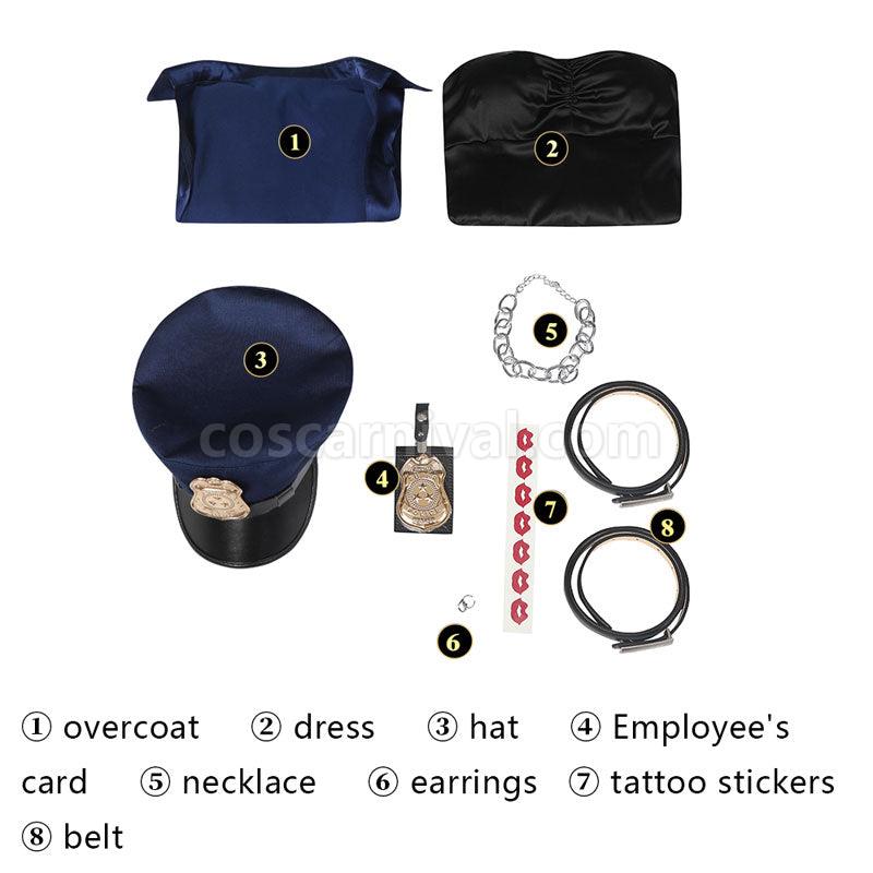 My Dress Up Darling Marin Kitagawa Police Dress Cosplay Costumes coscarnival01116420