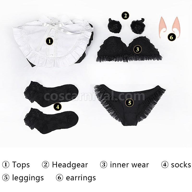 My Dress Up Darling Marin Kitagawa Rizu Kyun Cosplay Costumes With Free Wing Props coscarnival01116268