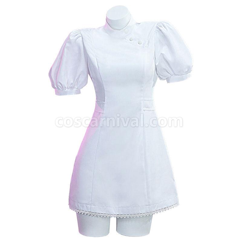 My Dress Up Darling Marin Kitagawa White Nurse Uniform Cosplay Costumes coscarnival01116634