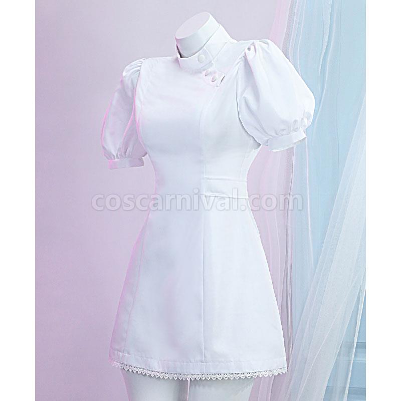 My Dress Up Darling Marin Kitagawa White Nurse Uniform Cosplay Costumes coscarnival01116661