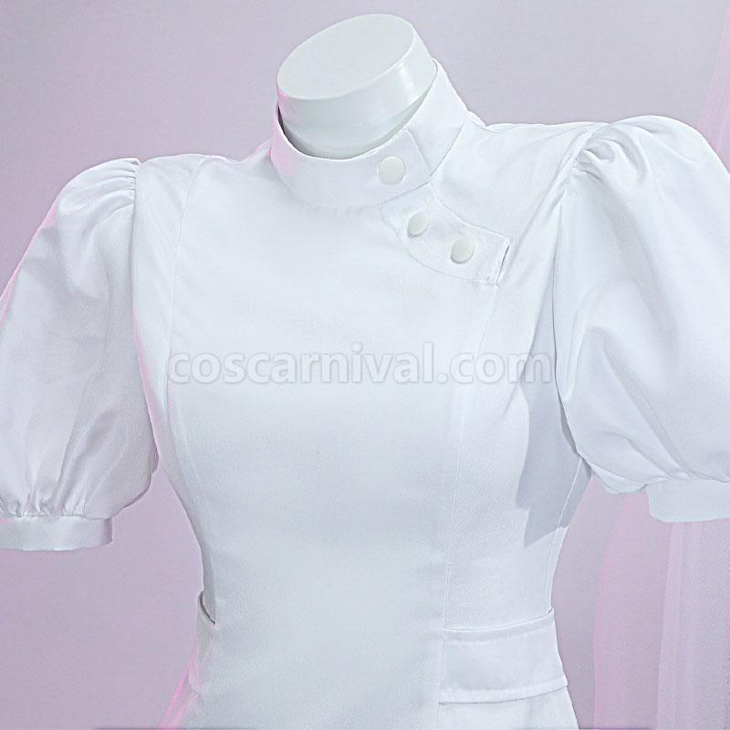 My Dress Up Darling Marin Kitagawa White Nurse Uniform Cosplay Costumes coscarnival01116676
