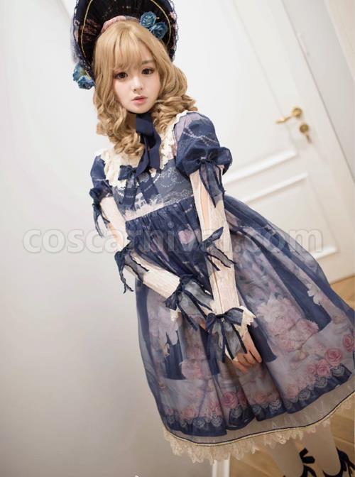 My-First-Love-Series-Flower-Cake-Classic-Lolita-Long-Sleeve-Dress-coscarnival-4536