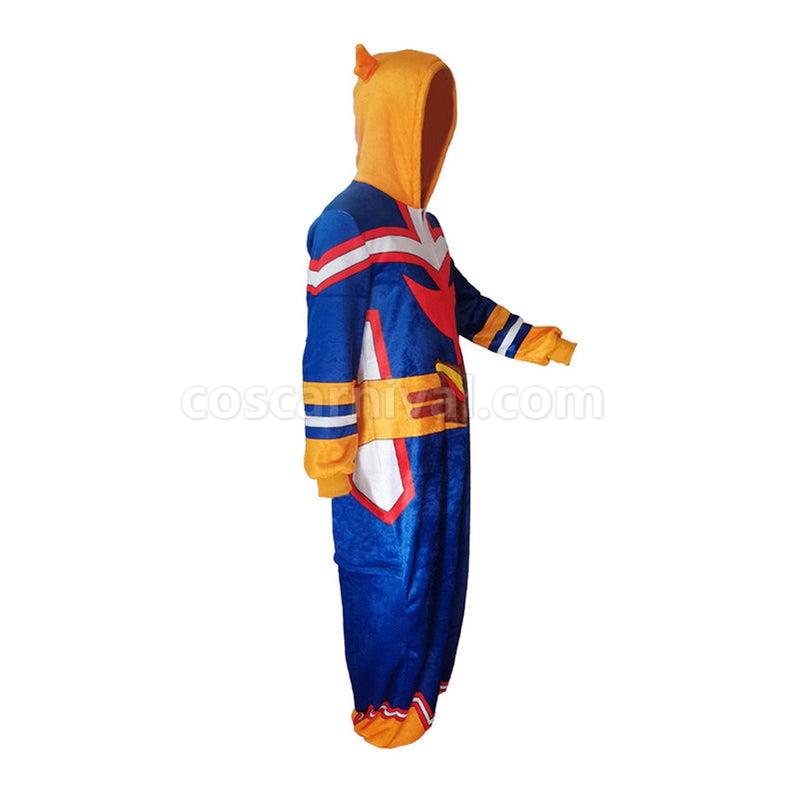 My Hero Academia All Might Sleep Jumpsuit Cosplay Costume coscarnival011112977