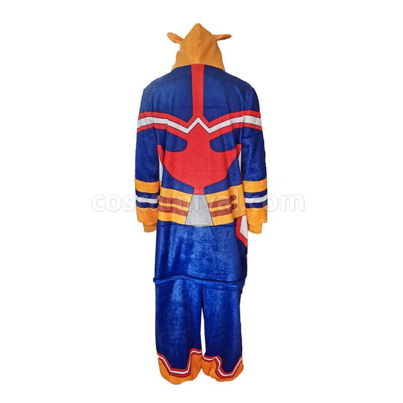 My Hero Academia All Might Sleep Jumpsuit Cosplay Costume coscarnival011112987