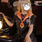 Katsuki Bakugo cosplay costume from My Hero Academia, side view