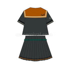 Katsuki Bakugo cosplay costume from My Hero Academia, back view