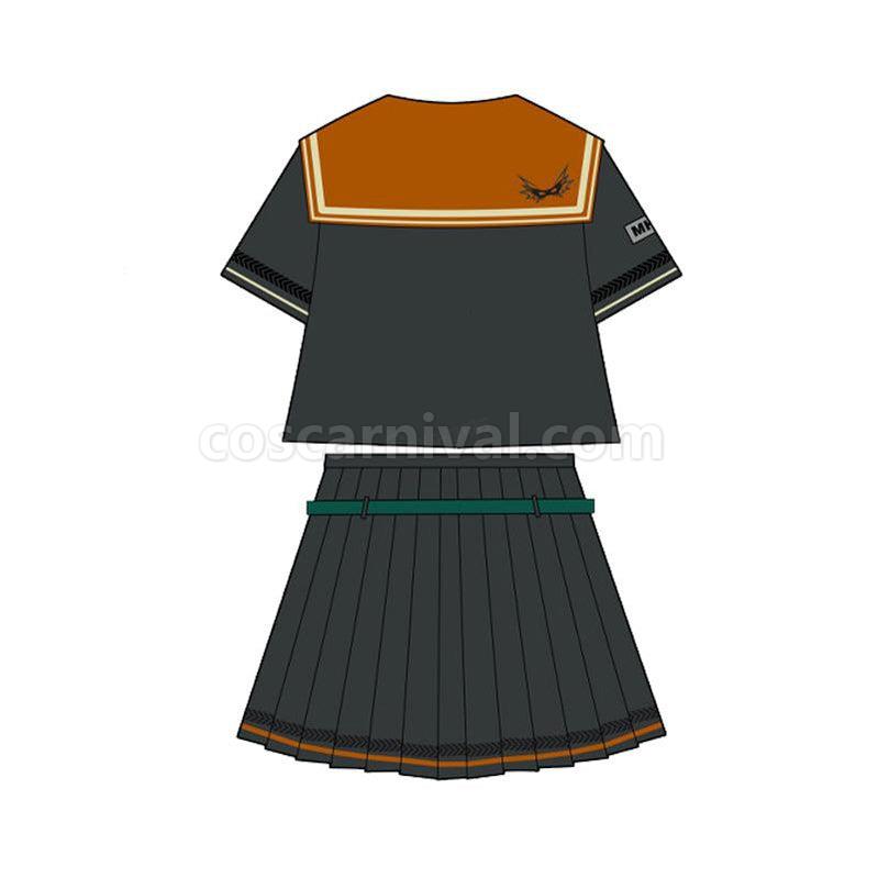 Katsuki Bakugo cosplay costume from My Hero Academia, back view