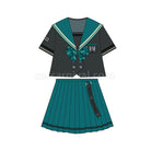 My Hero Academia Female Midoriya Izuku JK Uniform Cosplay Costume, front view