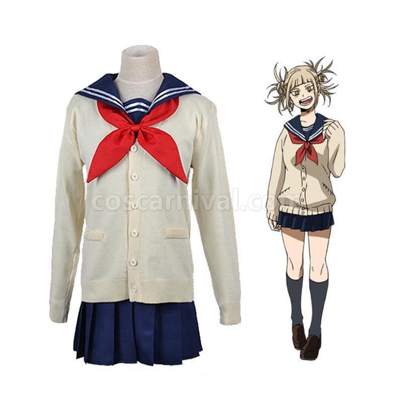 My Hero Academia Himiko Toga JK School Uniform Cosplay Costume coscarnival011119057