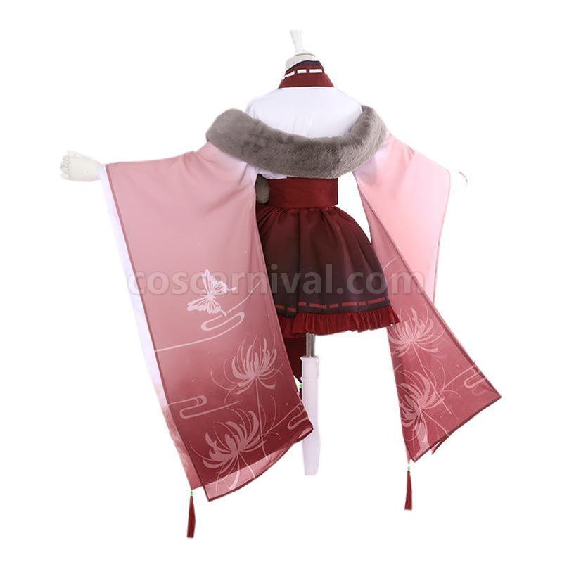 My Hero Academia Himiko Toga Kimono Cosplay Costumes coscarnival011118141