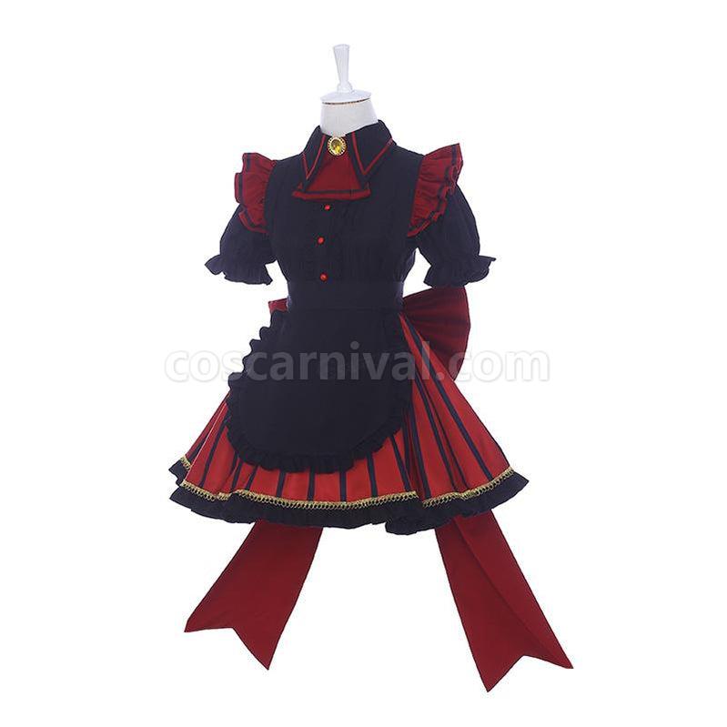 My Hero Academia Himiko Toga Maid Clothes Cosplay Costumes coscarnival011118109