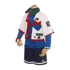 Izuku Midoriya cosplay costume from My Hero Academia, side view