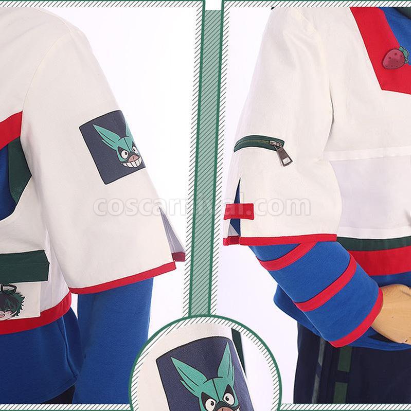 Izuku Midoriya cosplay costume from My Hero Academia, detail 1