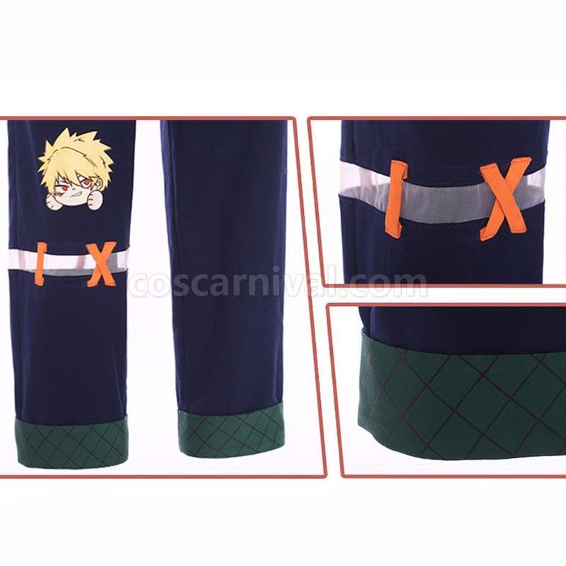 Katsuki Bakugo cosplay costume from My Hero Academia, detail 2