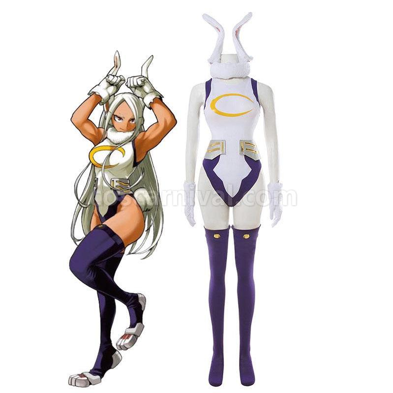 My Hero Academia Miruko Bunny Girl Sexy Rabbit Jumpsuit Cosplay Costumes coscarnival011117079