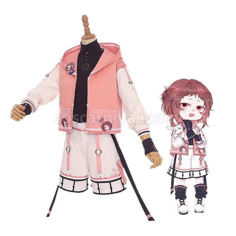 Ochaco Uraraka cosplay costume from My Hero Academia, front view
