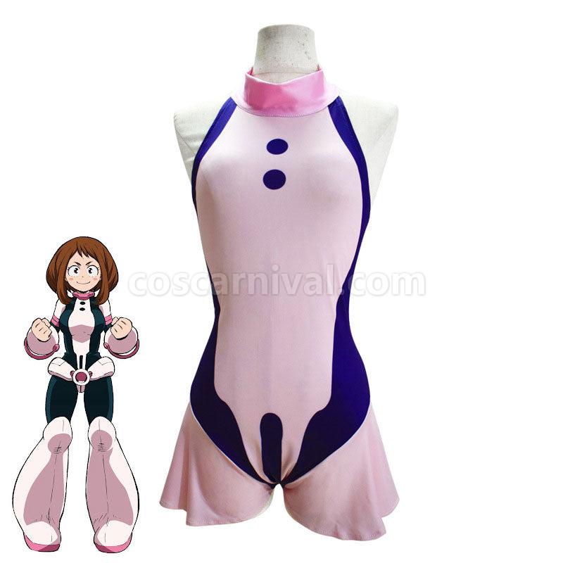 My Hero Academia Ochaco Uraraka Swimsuit Cosplay Costume coscarnival01118200