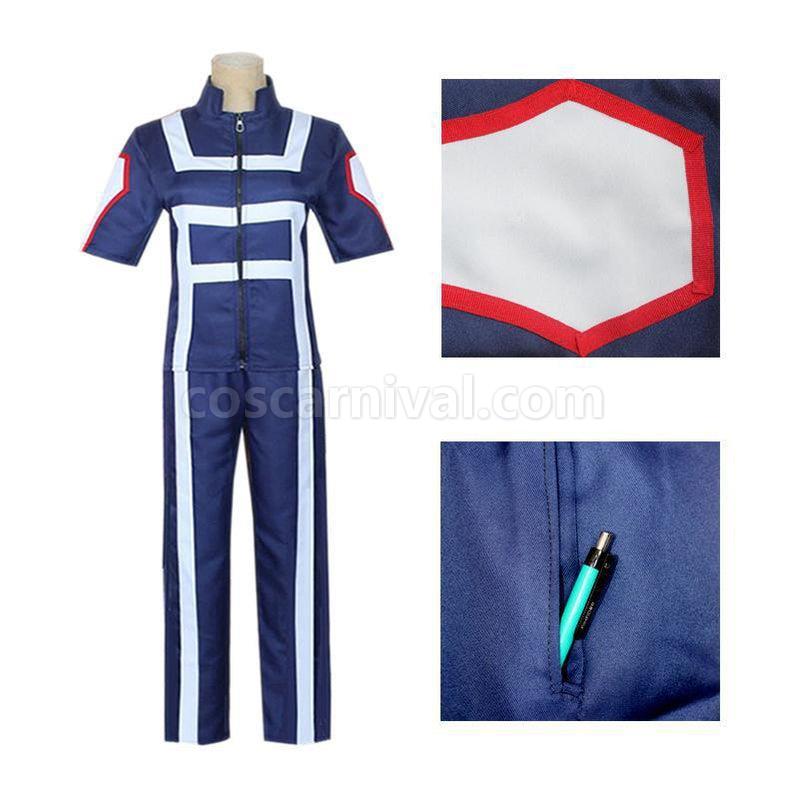 My Hero Academia Short Sleeve Sports Uniform Cosplay Costume coscarnival011119165
