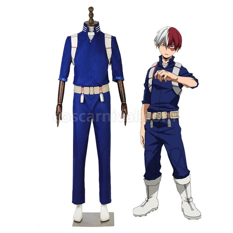 My Hero Academia Shoto Todoroki Combat Outfit Cosplay Costume coscarnival011115810