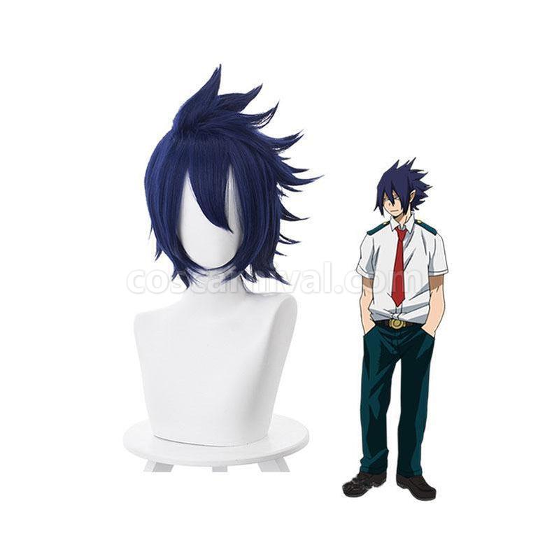 My Hero Academia Tamaki Amajiki Short Dark Blue Cosplay Wigs coscarnival011119228