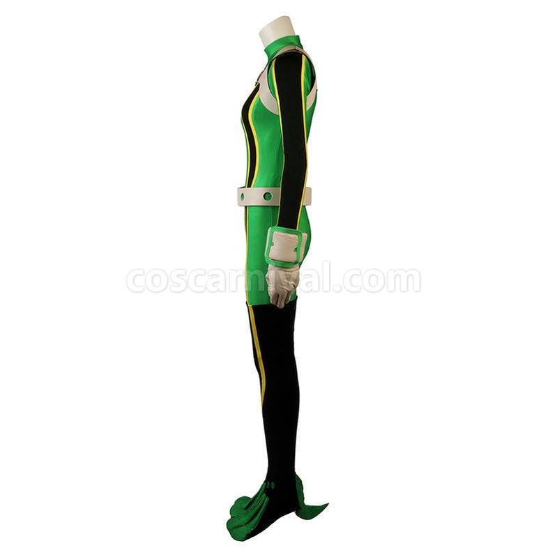 My Hero Academia Tsuyu Asui Frog Combat Outfit Cosplay Costume coscarnival011115838