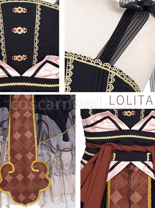 Mythical-Animals-Fight-Series-JSK-Classic-Lolita-Sling-Dress-coscarnival-5051