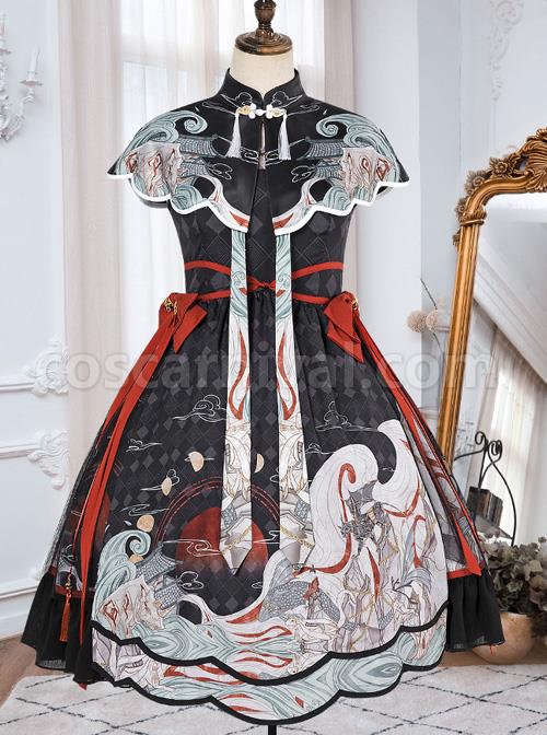 Mythical-Animals-Fight-Series-OP-Chinese-Style-Retro-Classic-Lolita-Dress-Set-coscarnival-5020