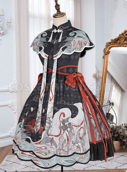 Mythical-Animals-Fight-Series-OP-Chinese-Style-Retro-Classic-Lolita-Dress-Set-coscarnival-5026