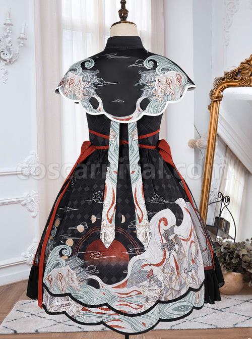 Mythical-Animals-Fight-Series-OP-Chinese-Style-Retro-Classic-Lolita-Dress-Set-coscarnival-5042
