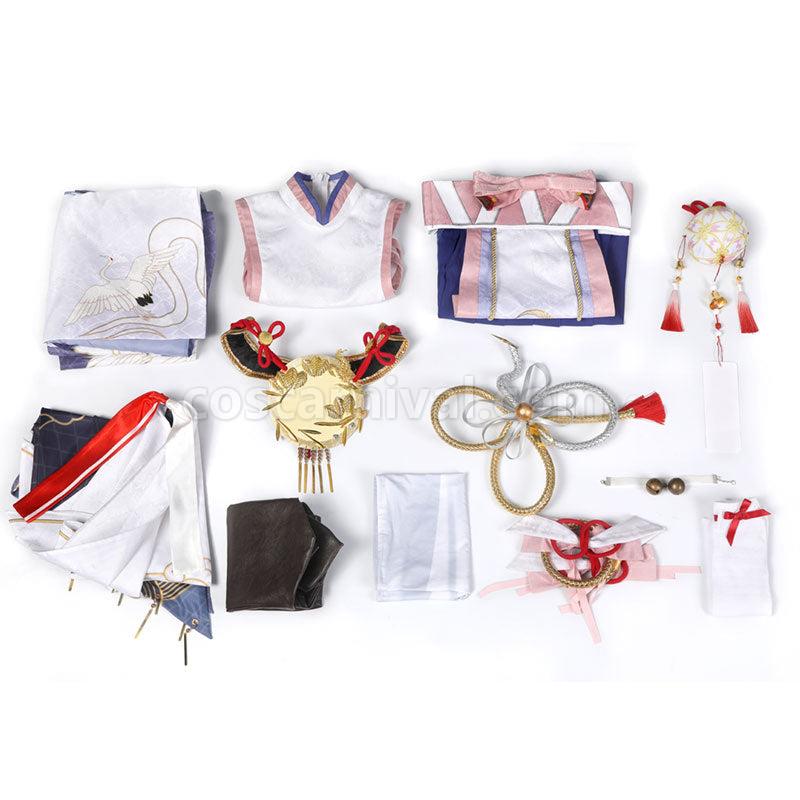 Naraka Bladepoint Kurumi Wings of Aosagibi Cosplay Costumes coscarnival01119247