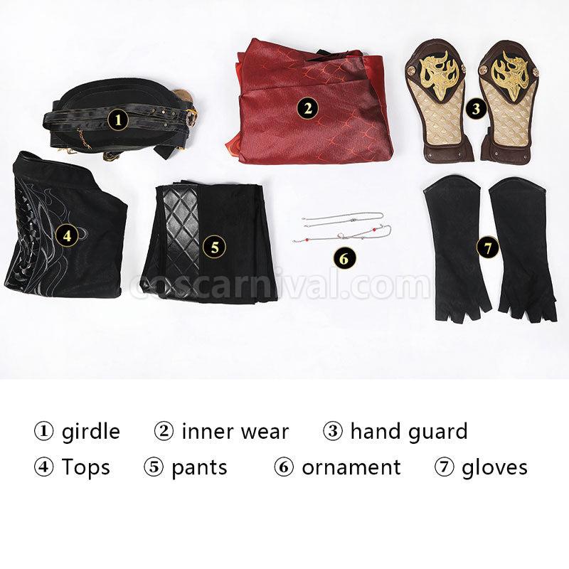 Naraka Bladepoint Tarka Ji Cosplay Costumes coscarnival01114608