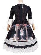 Narkissos-Series-Printing-Retro-Black-Classic-Lolita-Short-Sleeve-Dress-coscarnival-5025