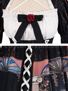 Narkissos-Series-Printing-Retro-Black-Classic-Lolita-Short-Sleeve-Dress-coscarnival-5032